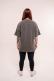 Camiseta Heavy Oversized - Chumbo (Liso)