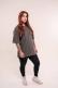 Camiseta Heavy Oversized - Chumbo (Liso)