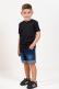 Camiseta Infantil - Preto (Liso)