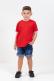 Camiseta Infantil - Vermelho (Liso)