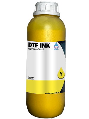 Tinta DTF Têxtil 1L - Amarelo      