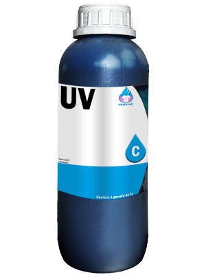 Tinta DTF Ultravioleta 1L - Ciano      